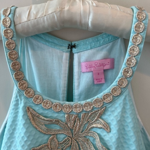 Lilly Pulitzer Size 2 Pearl Shift Dress in Whisper Blue - Picture 5 of 15